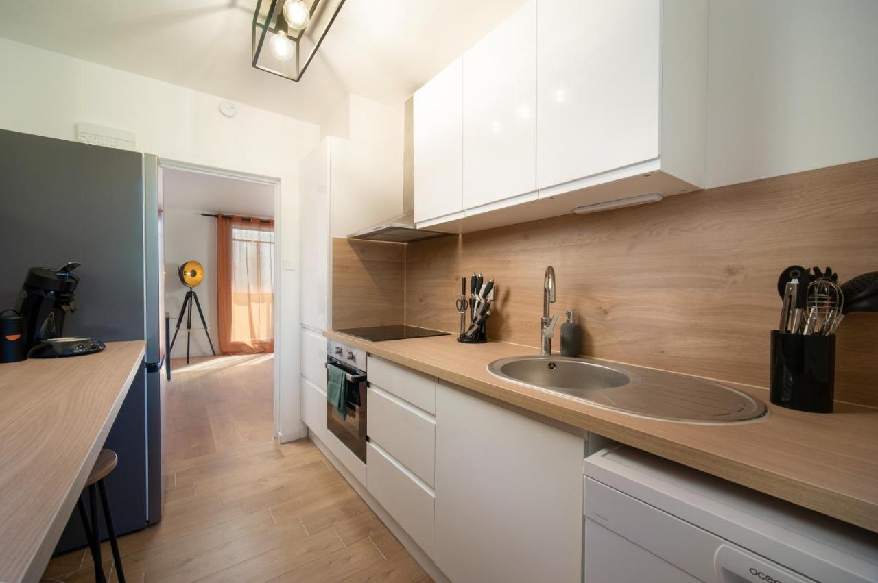 Grand Appartement 3 Chambres Avec Clim Et Balcon Marsella Exterior foto